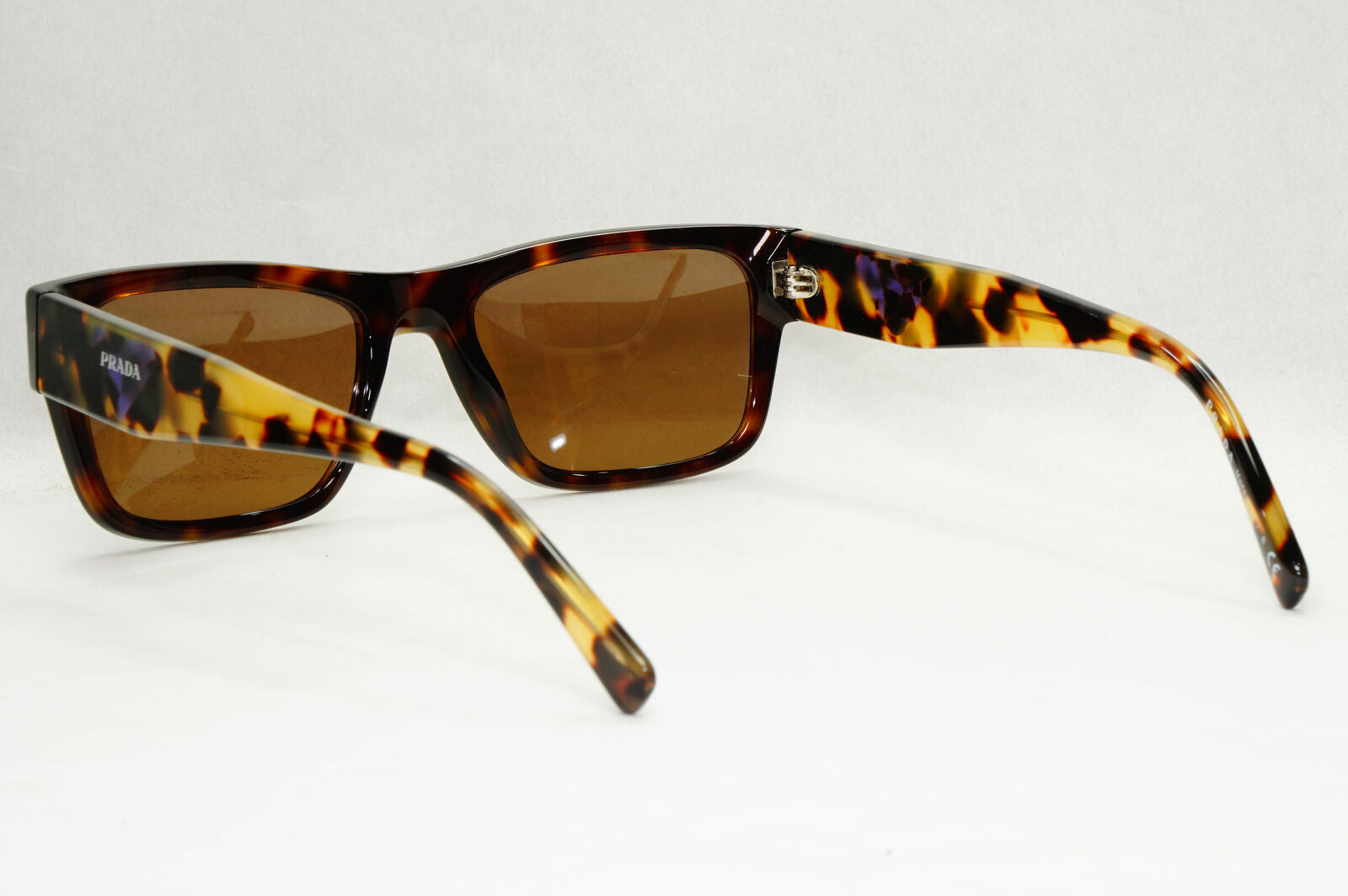 Prada Sunglasses Symbole Triangle Brown Havana Tortoise PR28YS SPR 28Y 2AU-08N