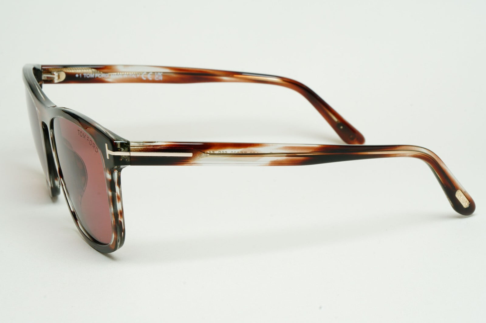 Tom Ford Sunglasses Gerard-02 Square Brown Tortoise Pink Bordo FT0930 TF 930 56S