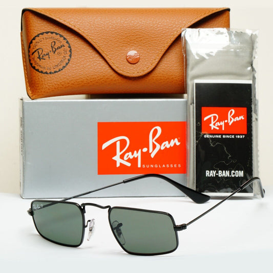 Ray-Ban Sunglasses Julie Polarized Black Green G15 Unisex RB 3957 002/58 46mm