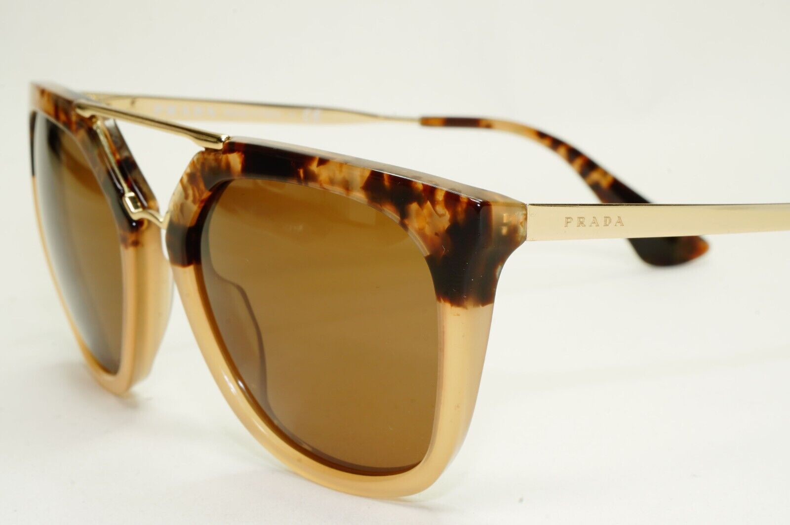 Prada Sunglasses 2013 Vintage Cinema Gold Brown PR13QS SPR 13Q ROZ-0A6 281024
