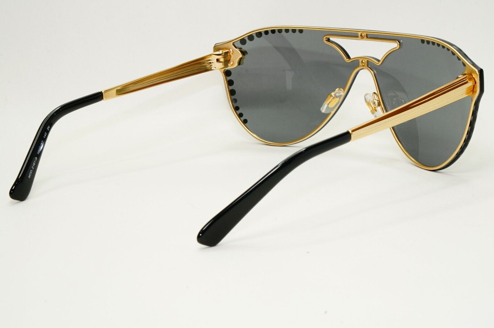 Versace Sunglasses Gold Diamante Medusa Grey Unisex MOD VE 2161-B 1002/87