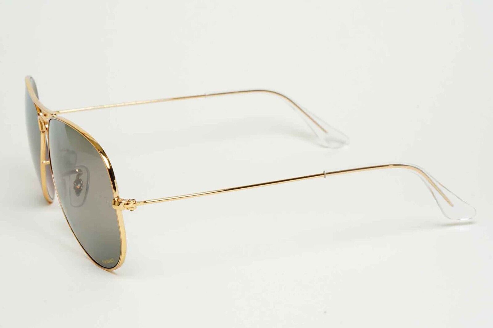 Ray-Ban Sunglasses Aviator Polarised Chromance Gold Silver RB 3025 9196/G3 58mm