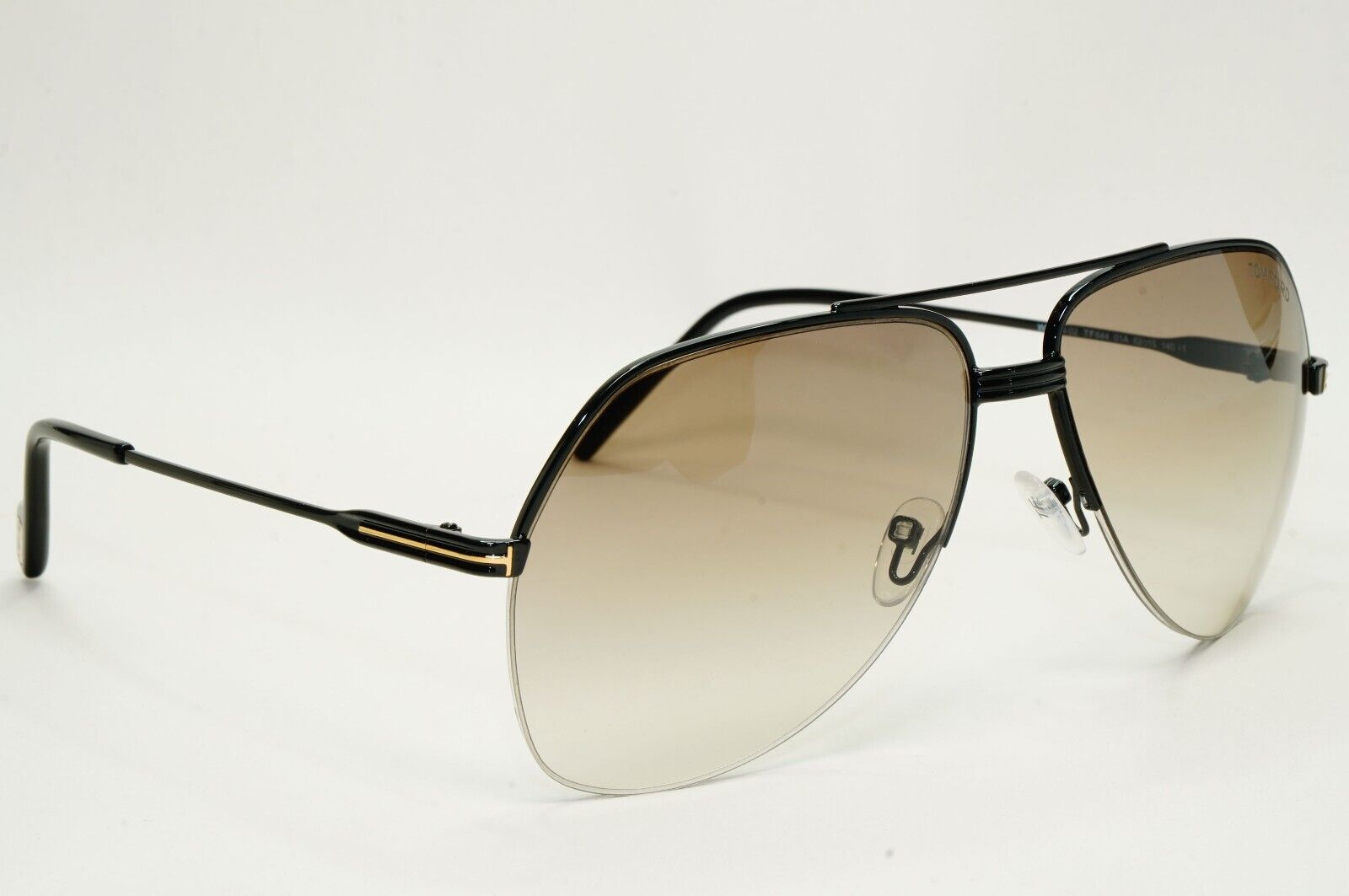 Tom Ford Sunglasses Wilder-02 Black Brown Grey Pilot Large FT0644 TF 644 01A