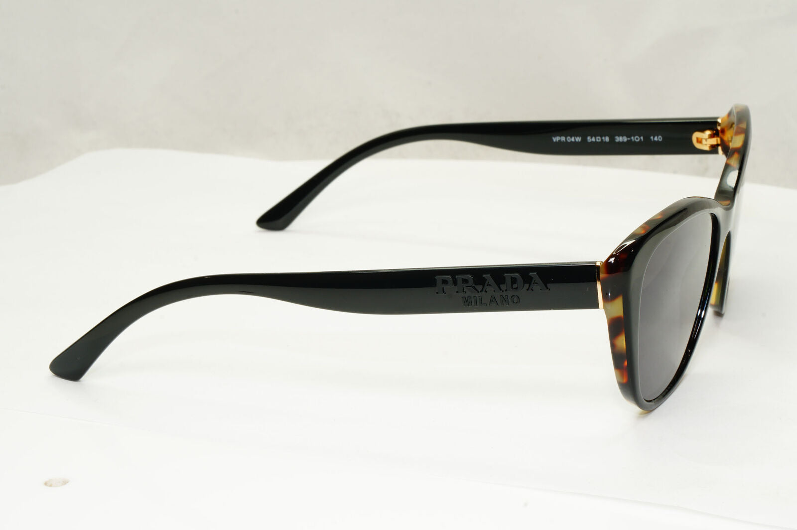 Prada Sunglasses Black Square Glossy PR04WV VPR 04W 389-1O1 180323