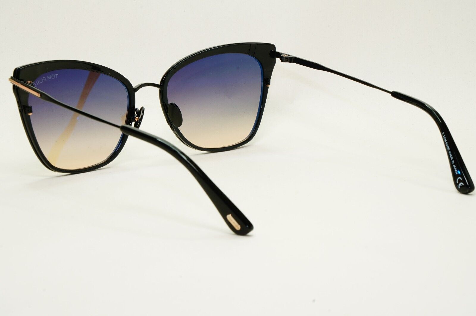 Tom Ford Sunglasses Faryn Titanium Black Brown Grey Gradient TF0843 TF 843 01B