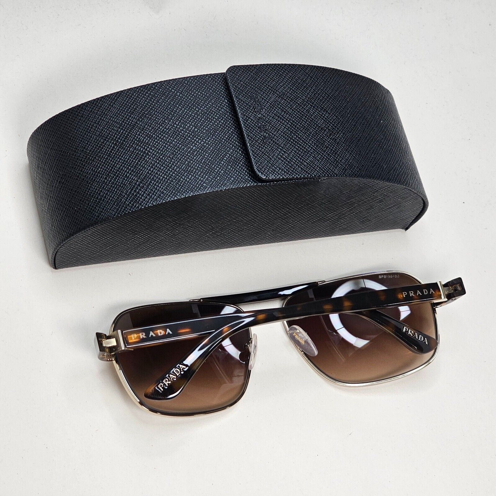 Prada Sunglasses 2013 Vintage Gold Brown Pilot PR55OS SPR 55O ZVN-6S1 120824