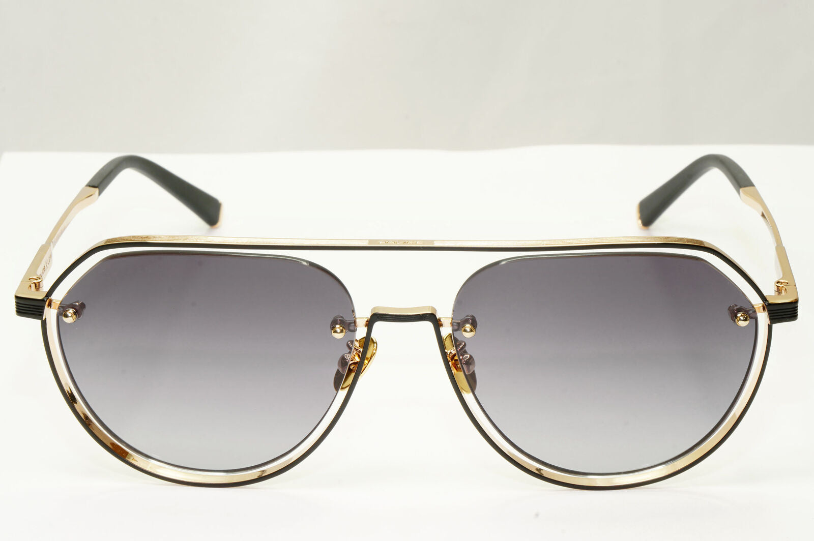 Police Lewis Hamilton F1 Sunglasses Blac kGradient Gold Pilot SPL E17 COL 302Y