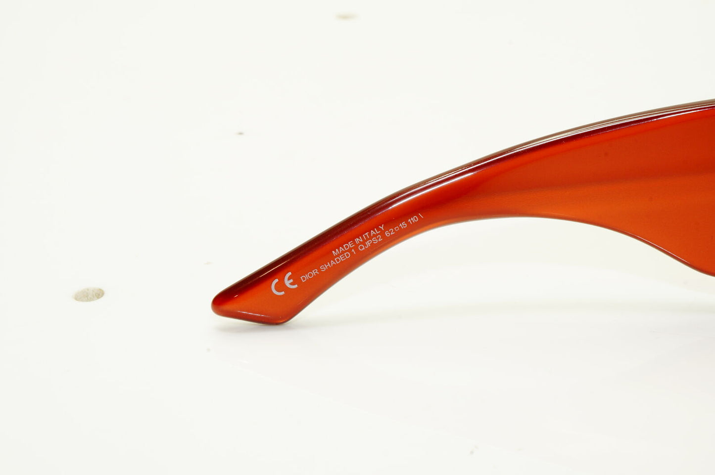 Authentic Dior Womens Rectangle Sunglasses Brown Havana Gold Shaded 1 QJPS2
