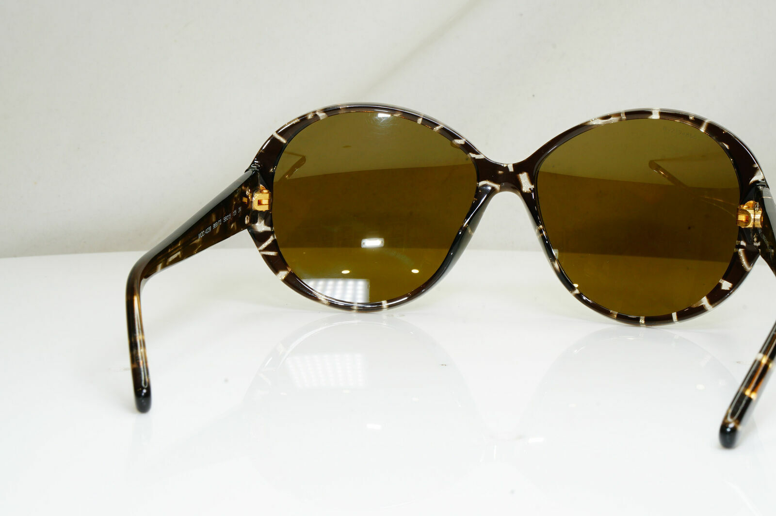 Versace Medusa Gold Marble Brown Oversized Sunglasses Womens 4239 969/73 29421