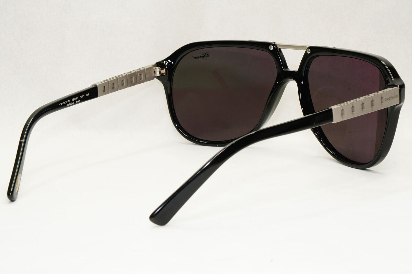Chopard Sunglasses Black Polarized Year 2017 Pilot Grey SCH 179 700P 131223