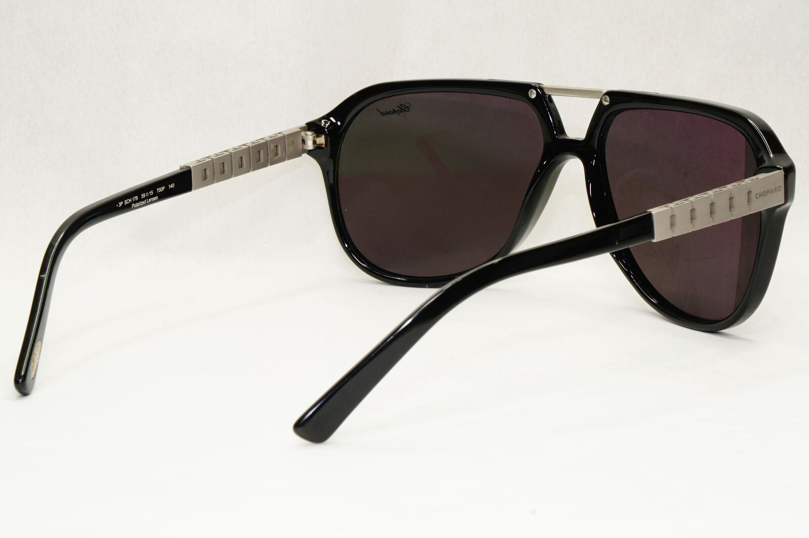 Chopard Sunglasses Black Polarized Year 2017 Pilot Grey SCH 179 700P 131223