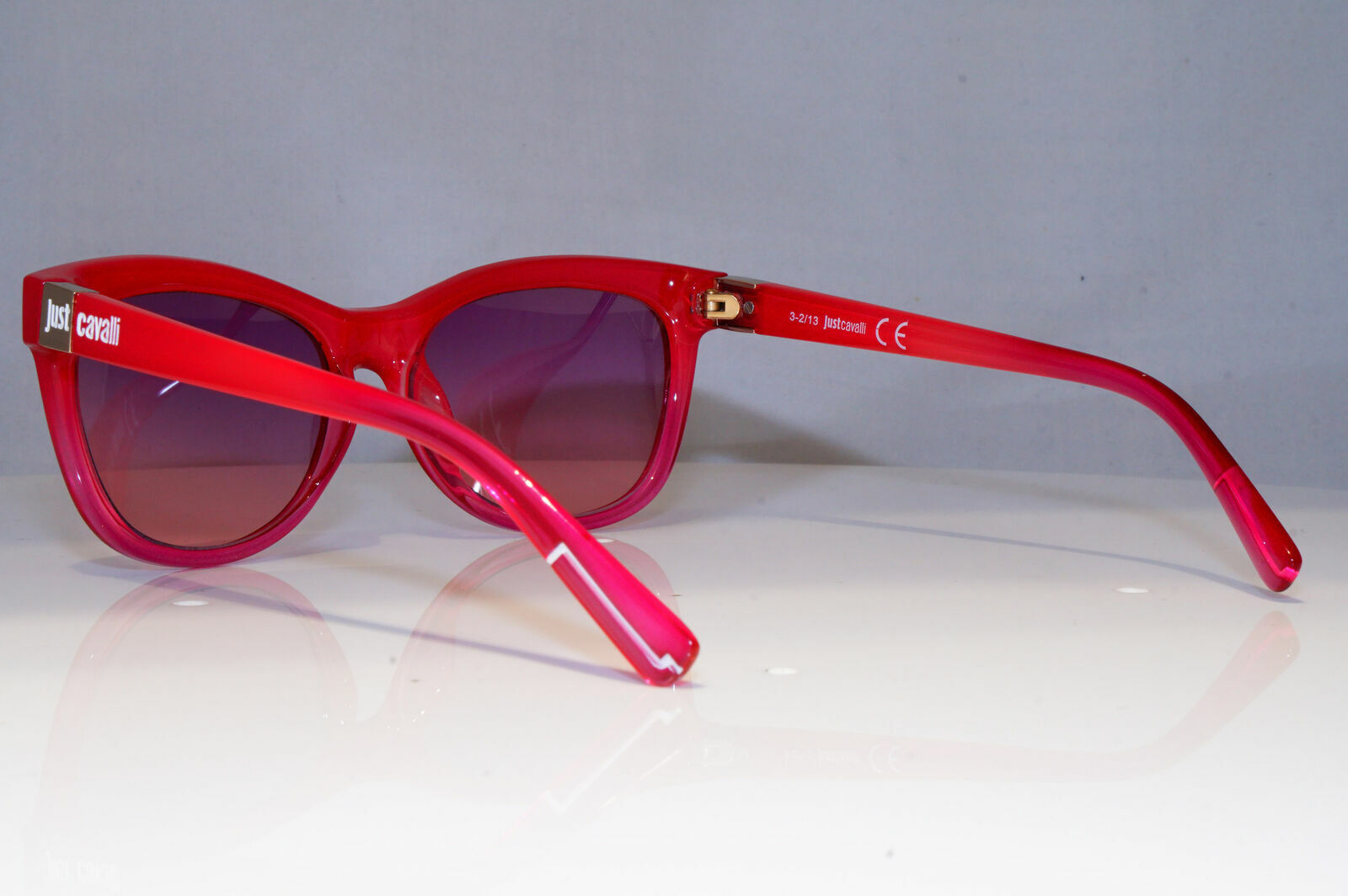 Authentic JUST CAVALLI Womens Sunglasses Pink Square MAGENTA JC 567S 83Z 21928