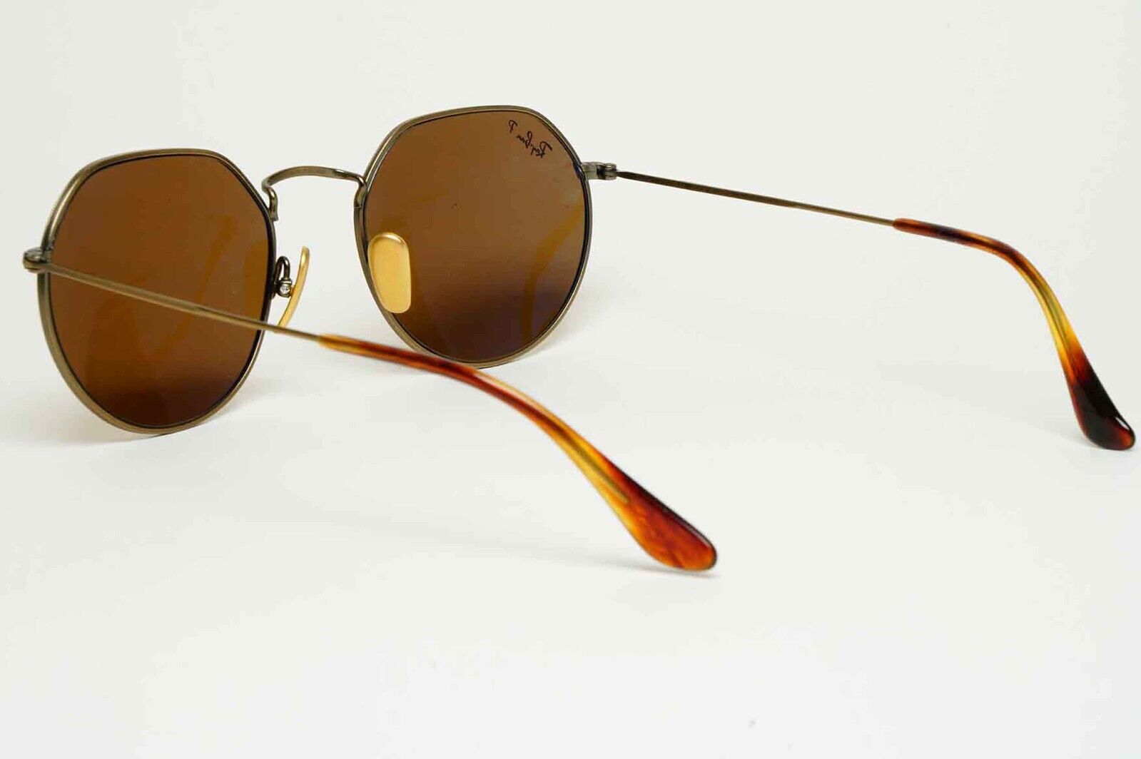 Ray-Ban Sunglasses Jack Titanium Polarised Bronze Brown RB 8165 9207/57 53mm