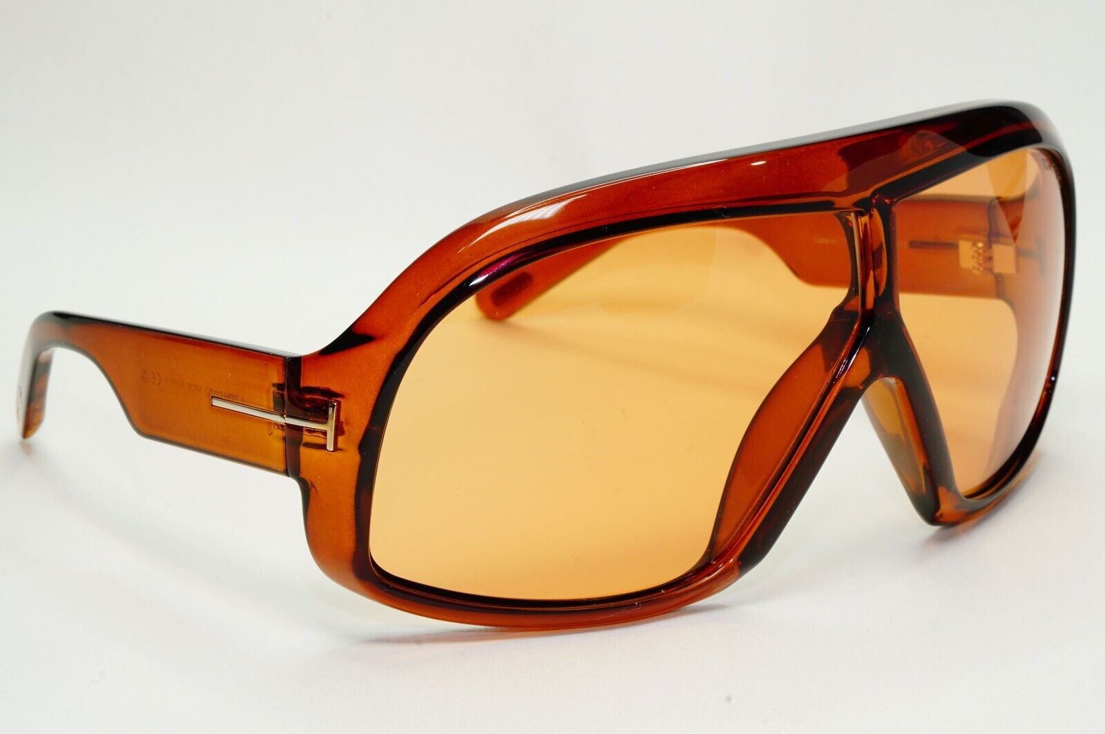 Tom Ford Sunglasses Cassius Brown Transparent Oversized Unisex FT0965 TF 965 45E