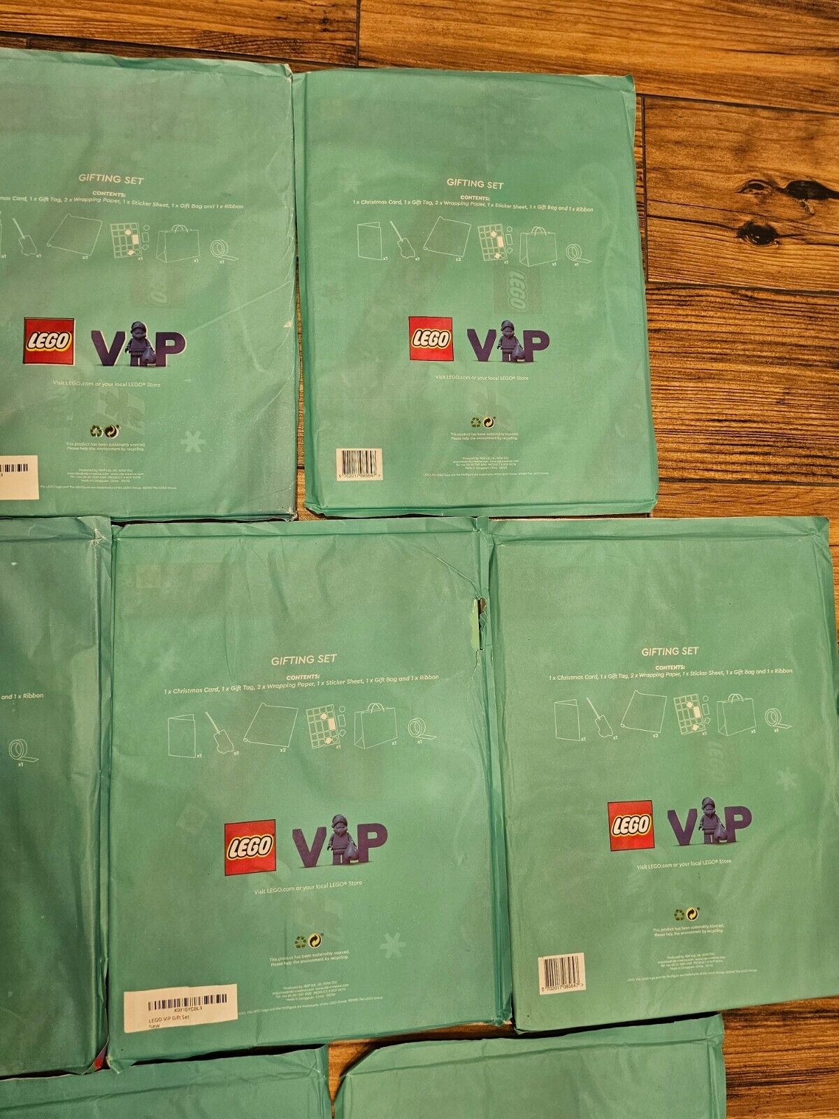 LEGO Job Lot 10 x VIP Gifting Gift Wrapping Packing Set Christmas Bag Wholesale