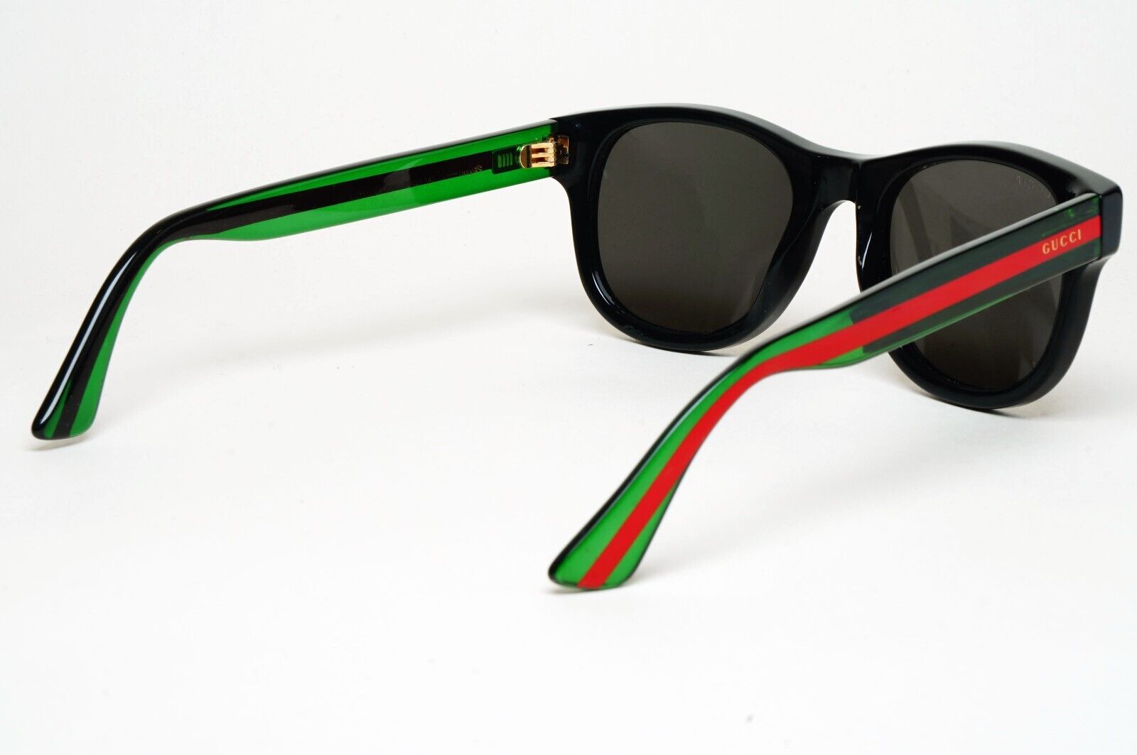 Gucci Sunglasses 2017 Polarized Black Green Red GG0003S 006 52mm 120125