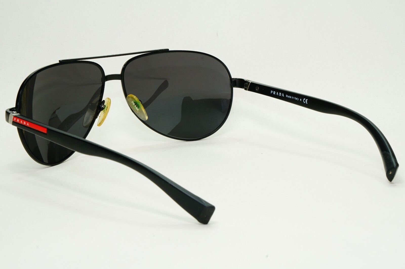 Prada Sunglasses 2012 Vintage Black Pilot PS51NS SPS 51N 1BO-3M1 63mm 120824