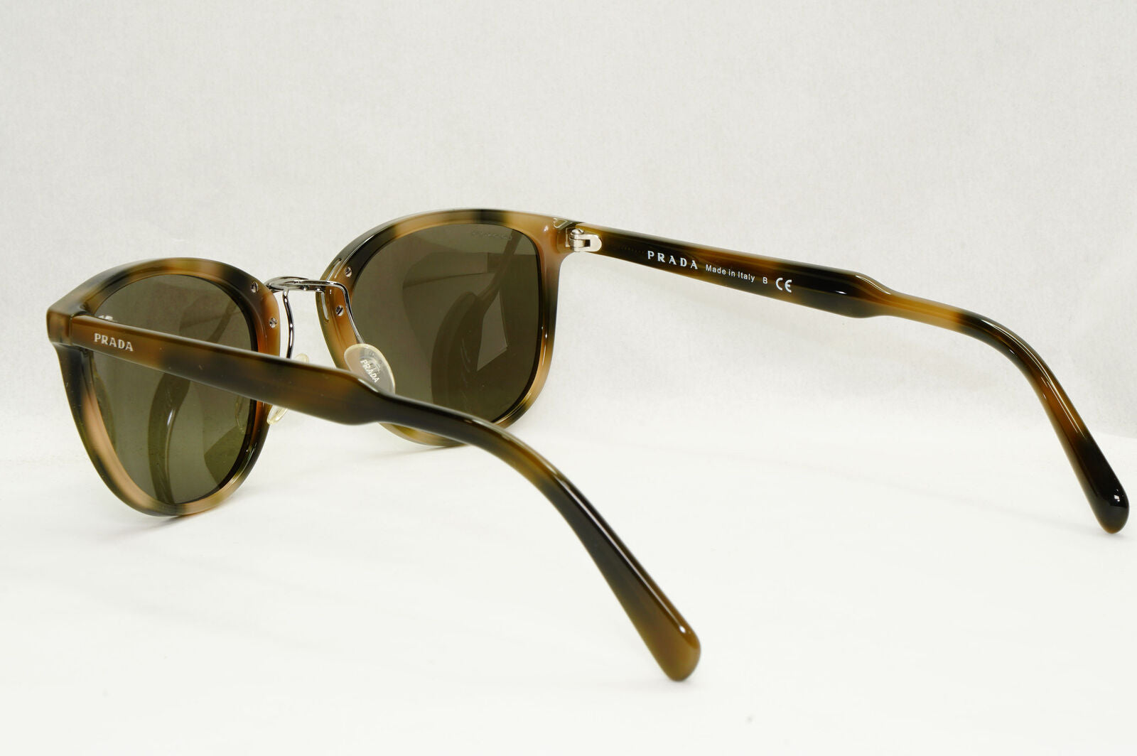Prada Sunglasses Brown Green Dull Pale Square Tortoise PR22SS SPR 22S U6A-5S2