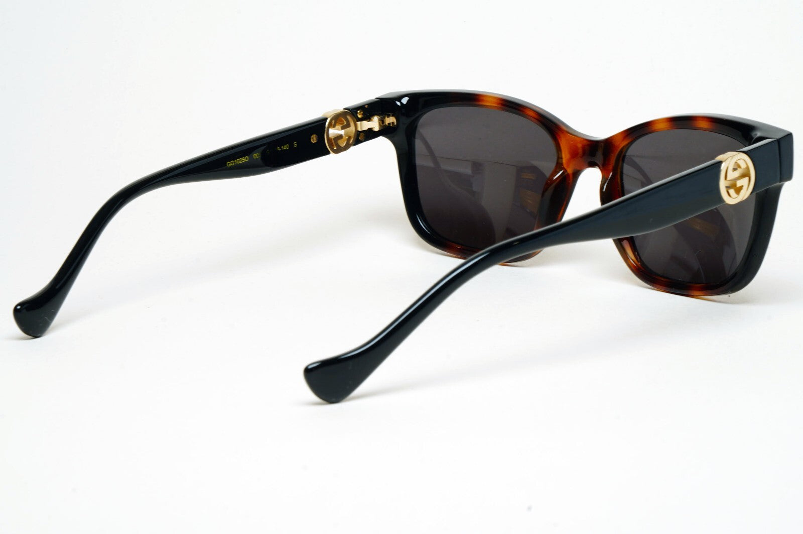Gucci Sunglasses 2022 Black Brown Gold Square GG1025O 005 51mm 100325