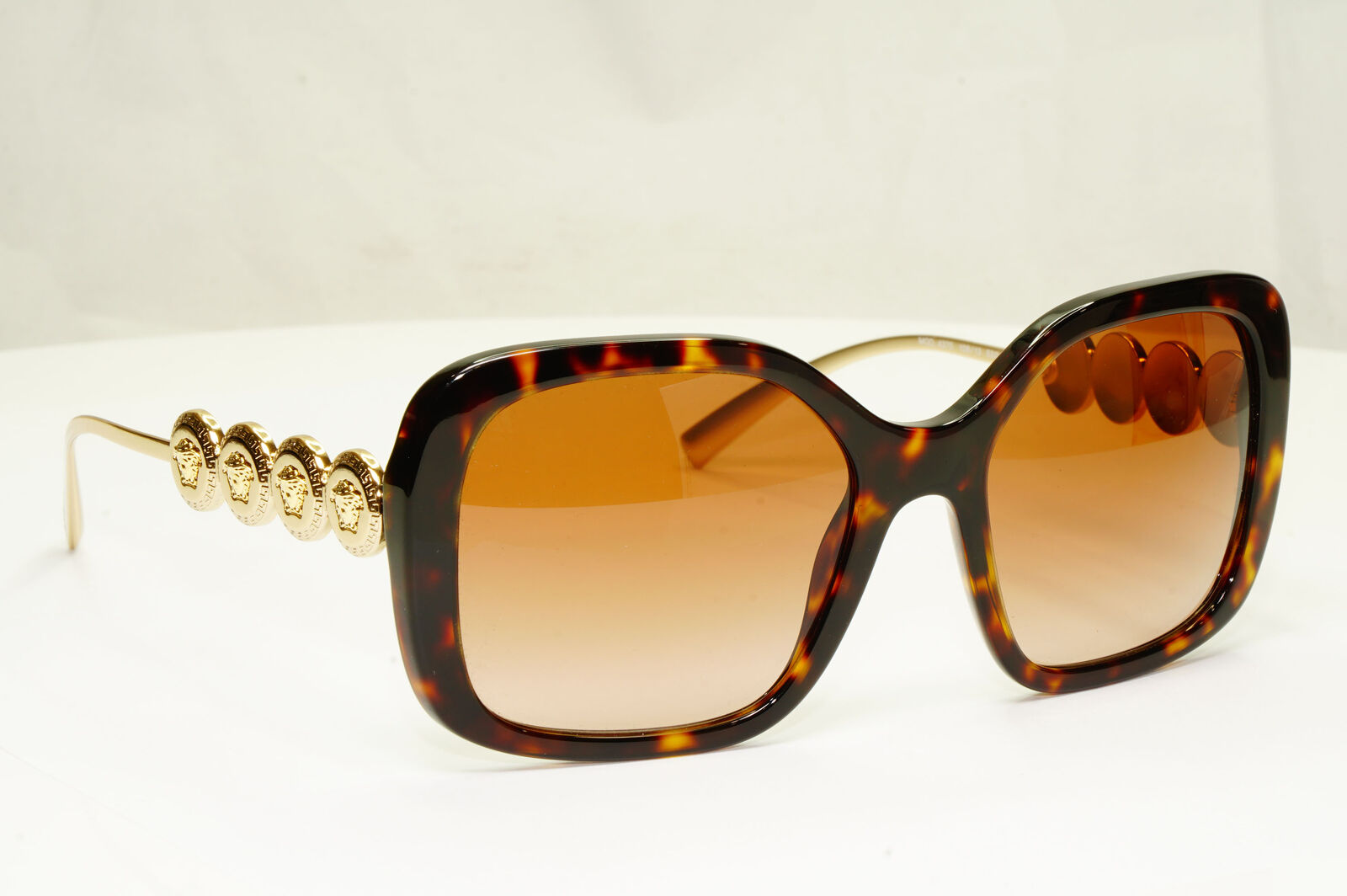 Authentic Versace Womens Square Sunglasses Gold Medusa MOD 4375 108/13