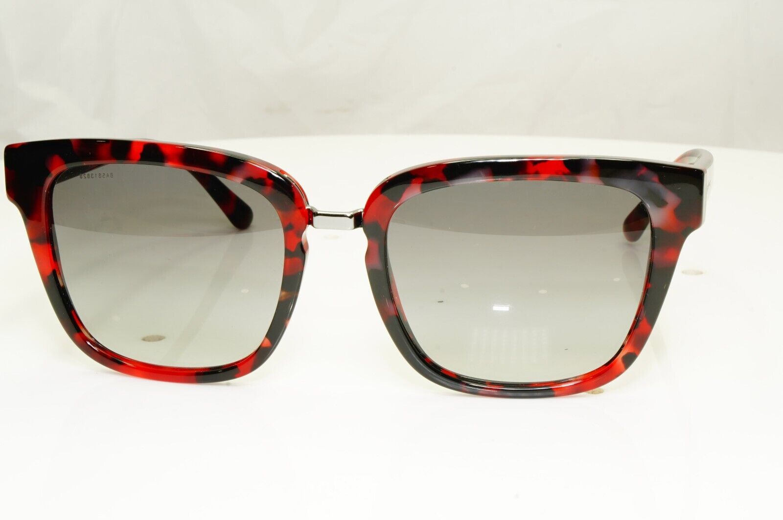 Giorgio Armani Sunglasses Black Red Marble Grey Square AR 8106 5654/11 110823