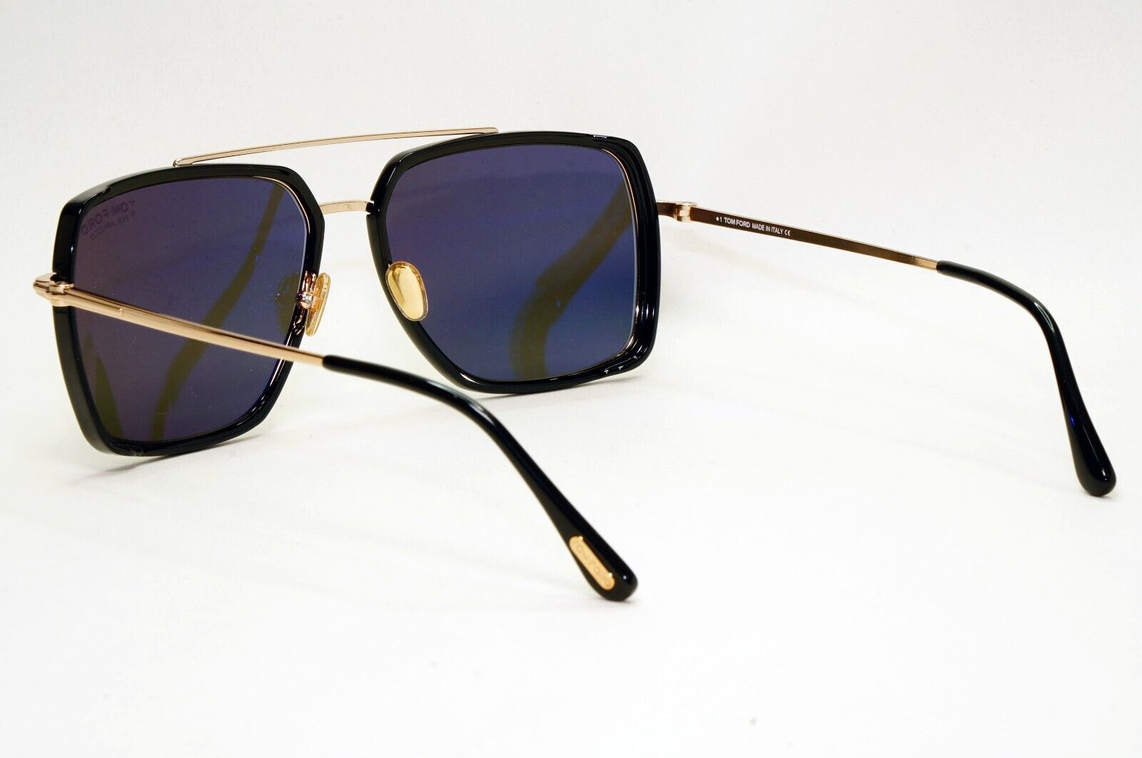 Tom Ford Sunglasses Lionel Polarised Gold Black Navigator FT0750 TF 750 01D 60mm