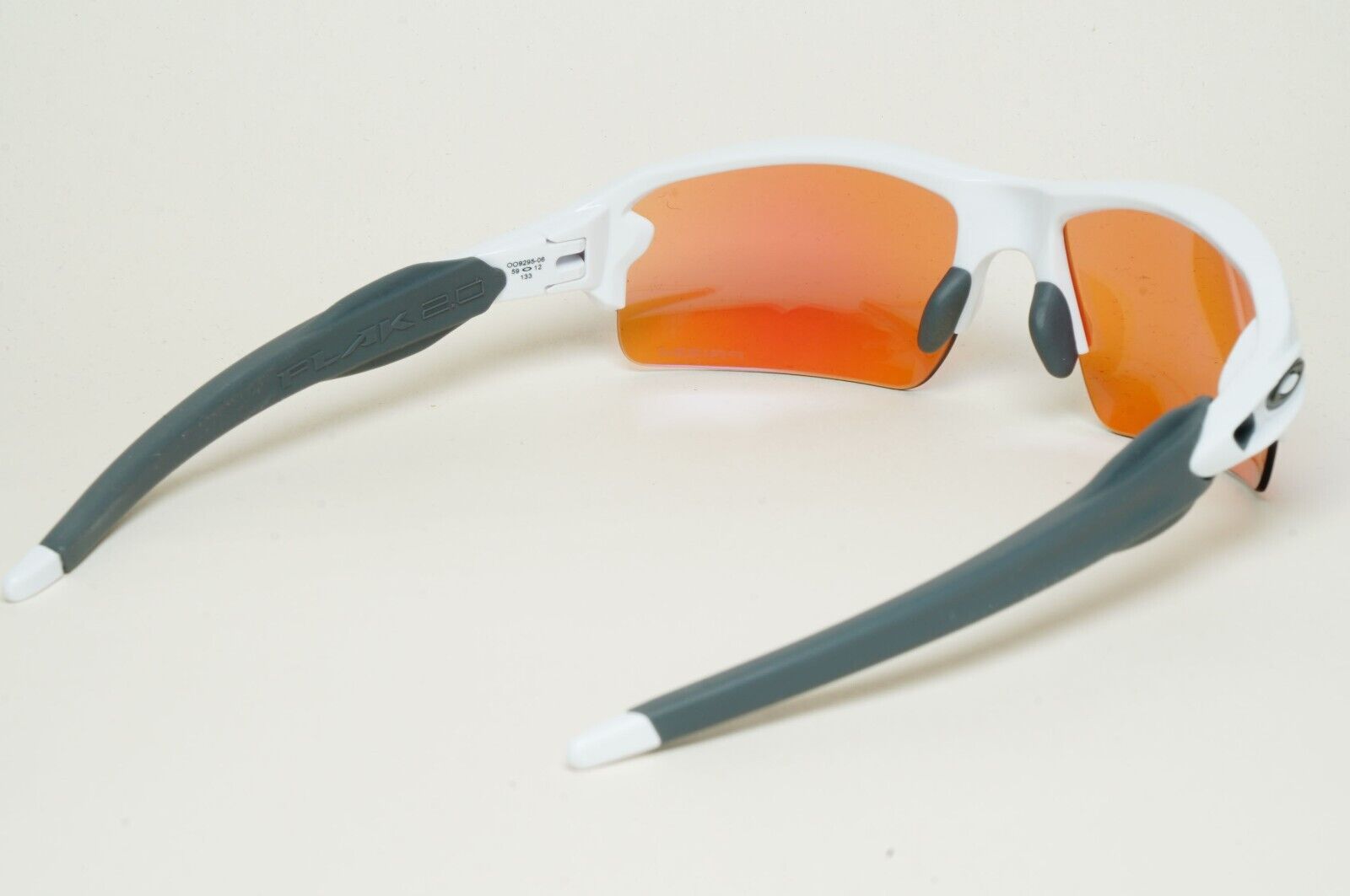 Oakley Sunglasses Flak 2.0 Prizm Golf Wrap White Grey OO 9295 06 59mm