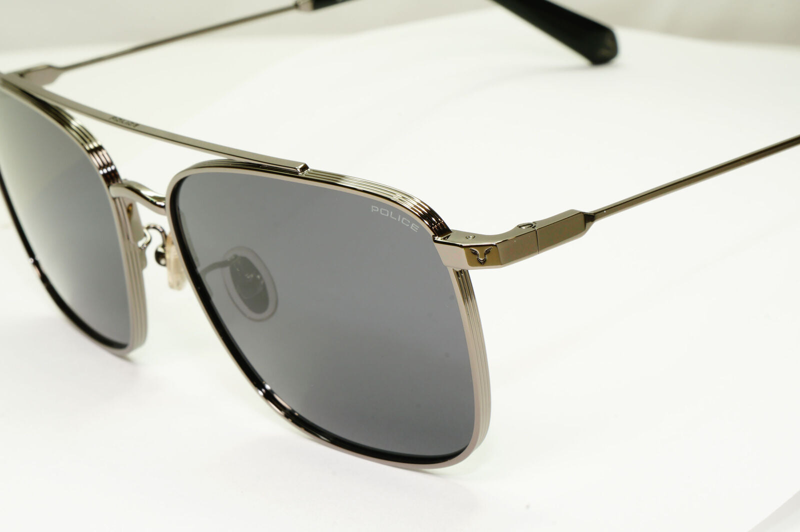 Police Lewis Hamilton F1 Sunglasses Gunmetal Ruthenium Grey SPL B28 COL 0568