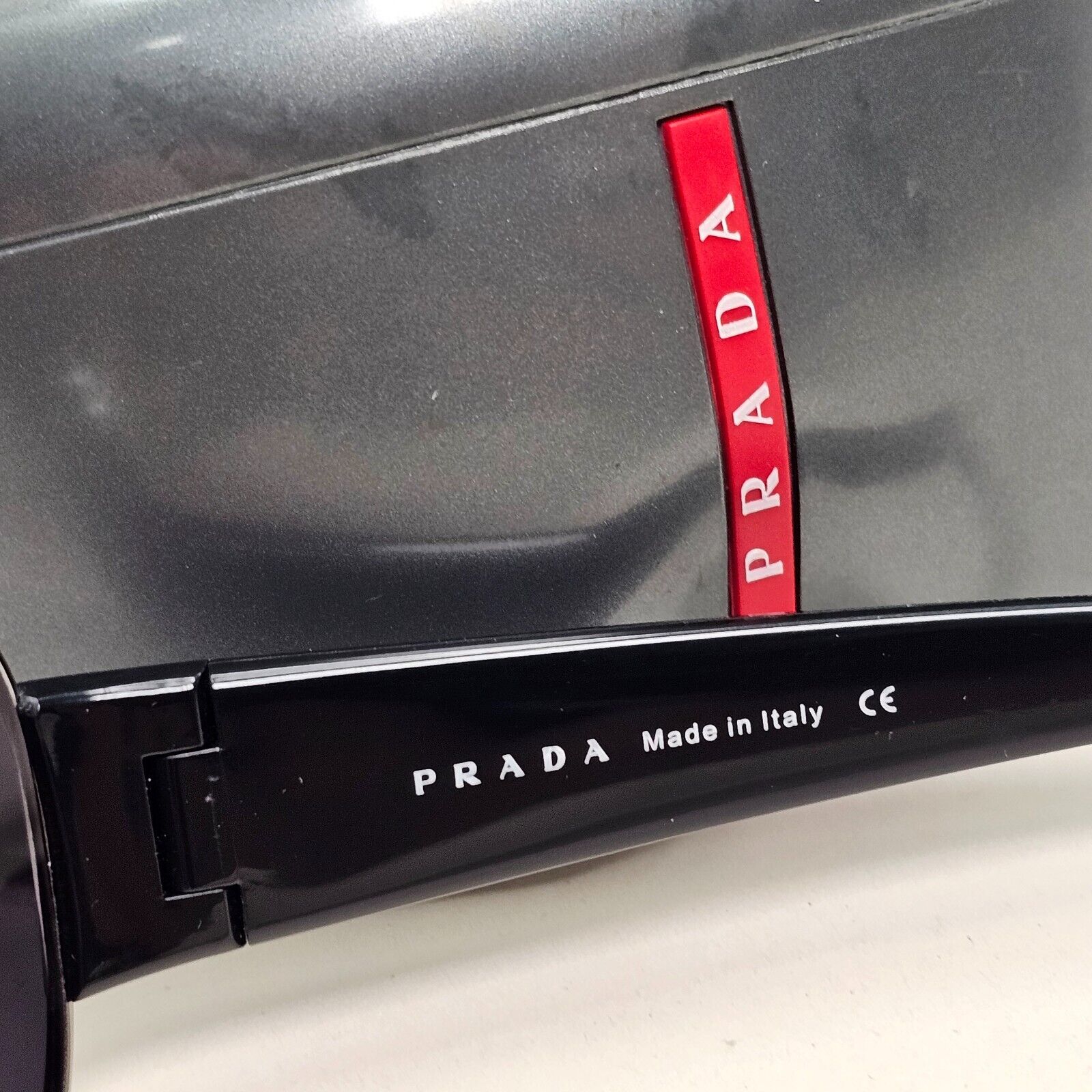 Prada Sunglasses 2004 Vintage Large Pilot Black PS54ES SPS 54E 5AV-1A1 021124