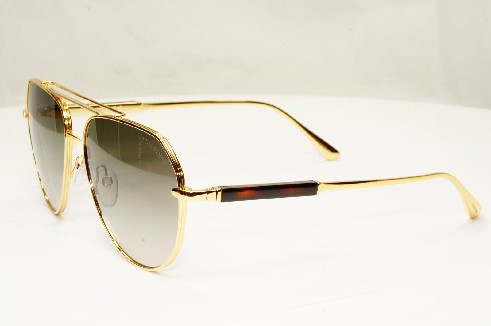 Tom Ford Sunglasses Gold Pilot Metal Brown Andes FT0670 TF 670 30B [b] 38157