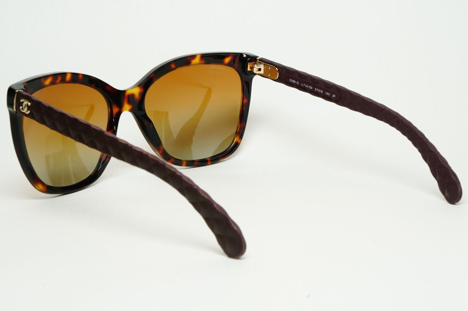 Chanel Sunglasses Polarized Brown Tortoise Gradient 5288-Q c.714/S9 57mm 261124