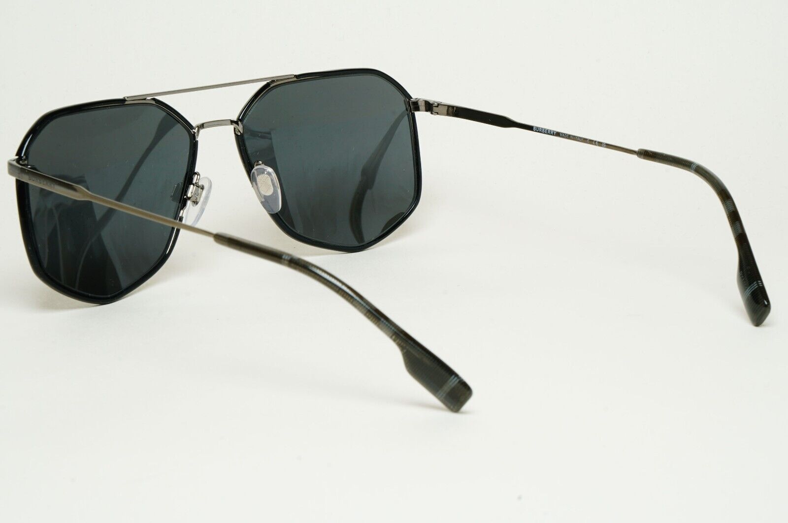 Burberry Sunglasses Ozwald Black Grey Navigator BE 3139 1144/87 58mm