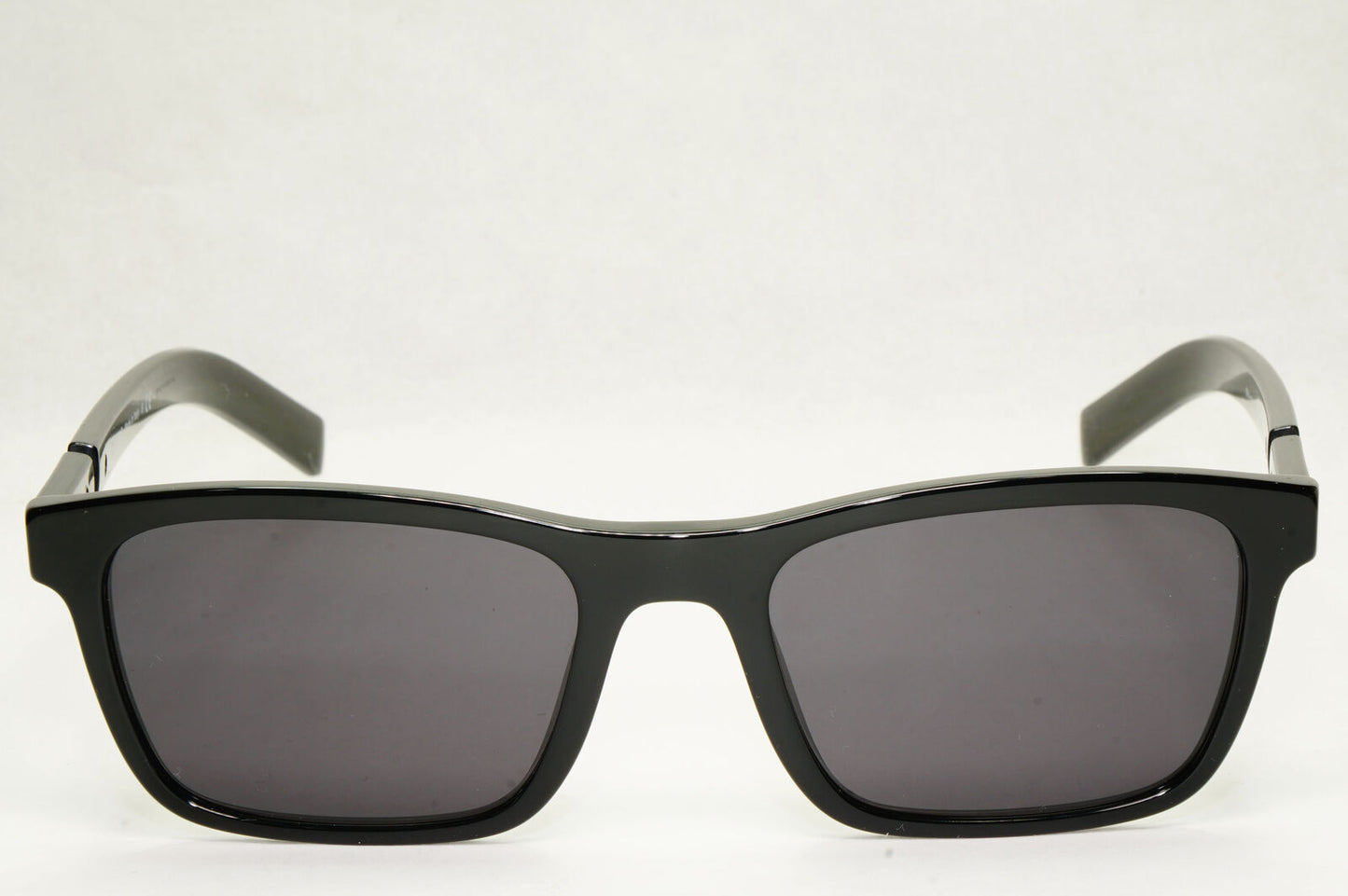 Prada Sunglasses Black Square Glossy Mens Fashion PR16XV VPR 16X 1AB-1O1 53mm