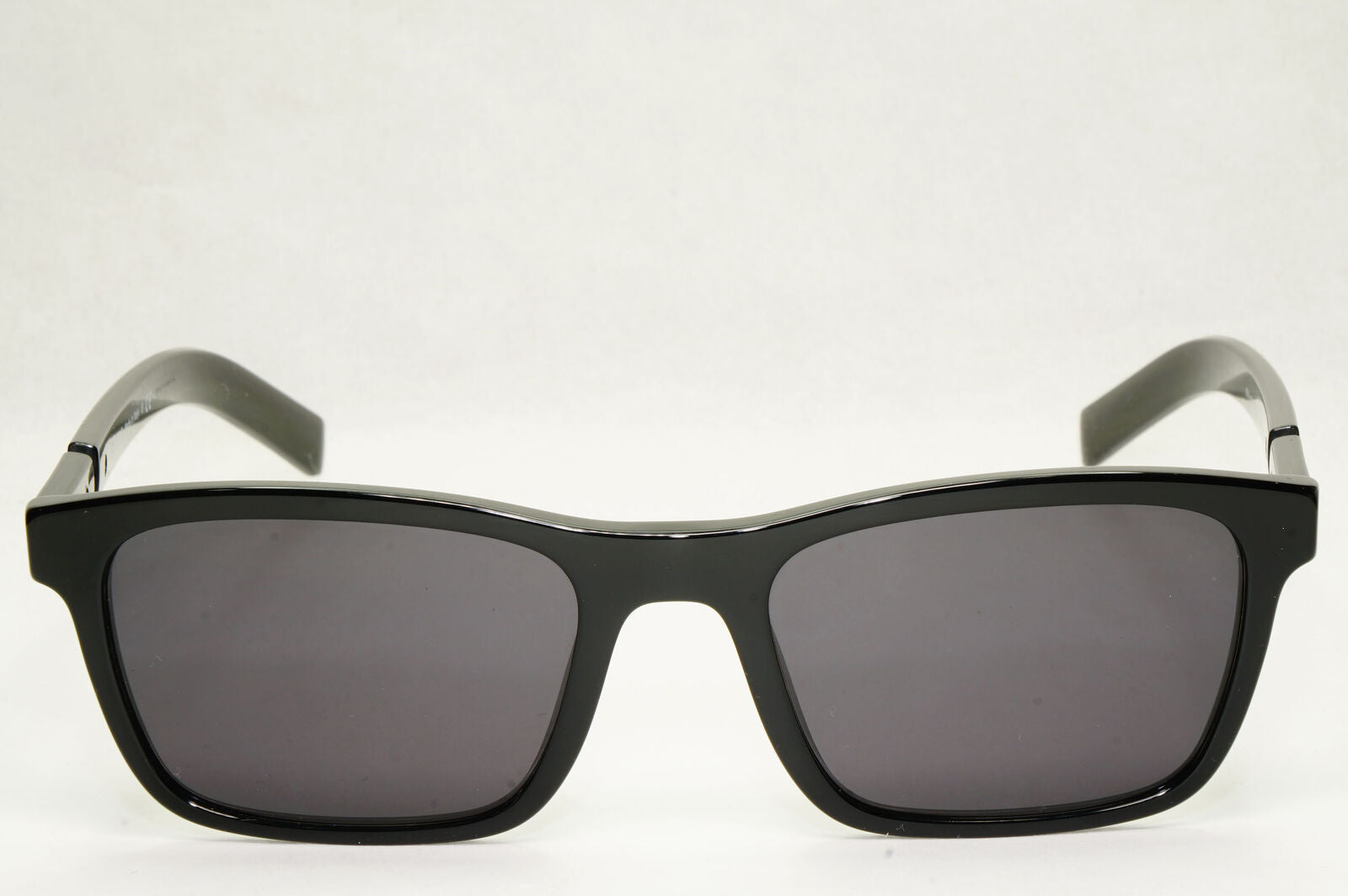 Prada Sunglasses Black Square Glossy Mens Fashion PR16XV VPR 16X 1AB-1O1 53mm