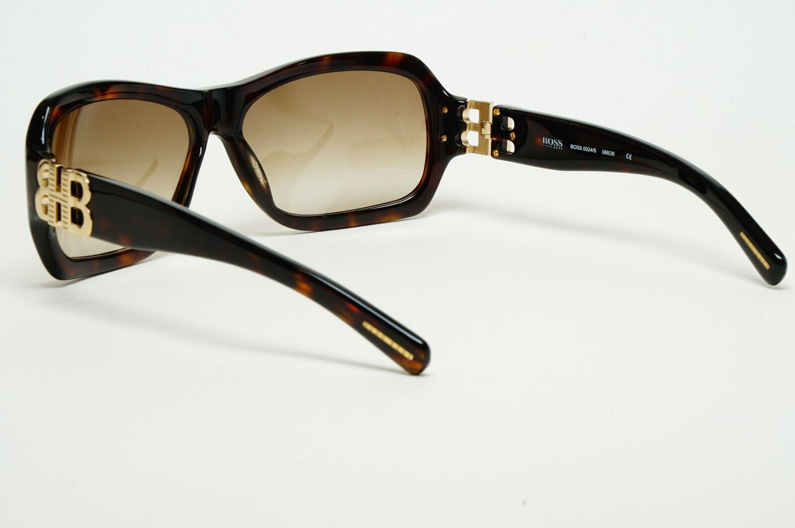 Hugo Boss Sunglasses 2006 Vintage Brown Tortoise Gold BOSS 0024/S 086DB 211124