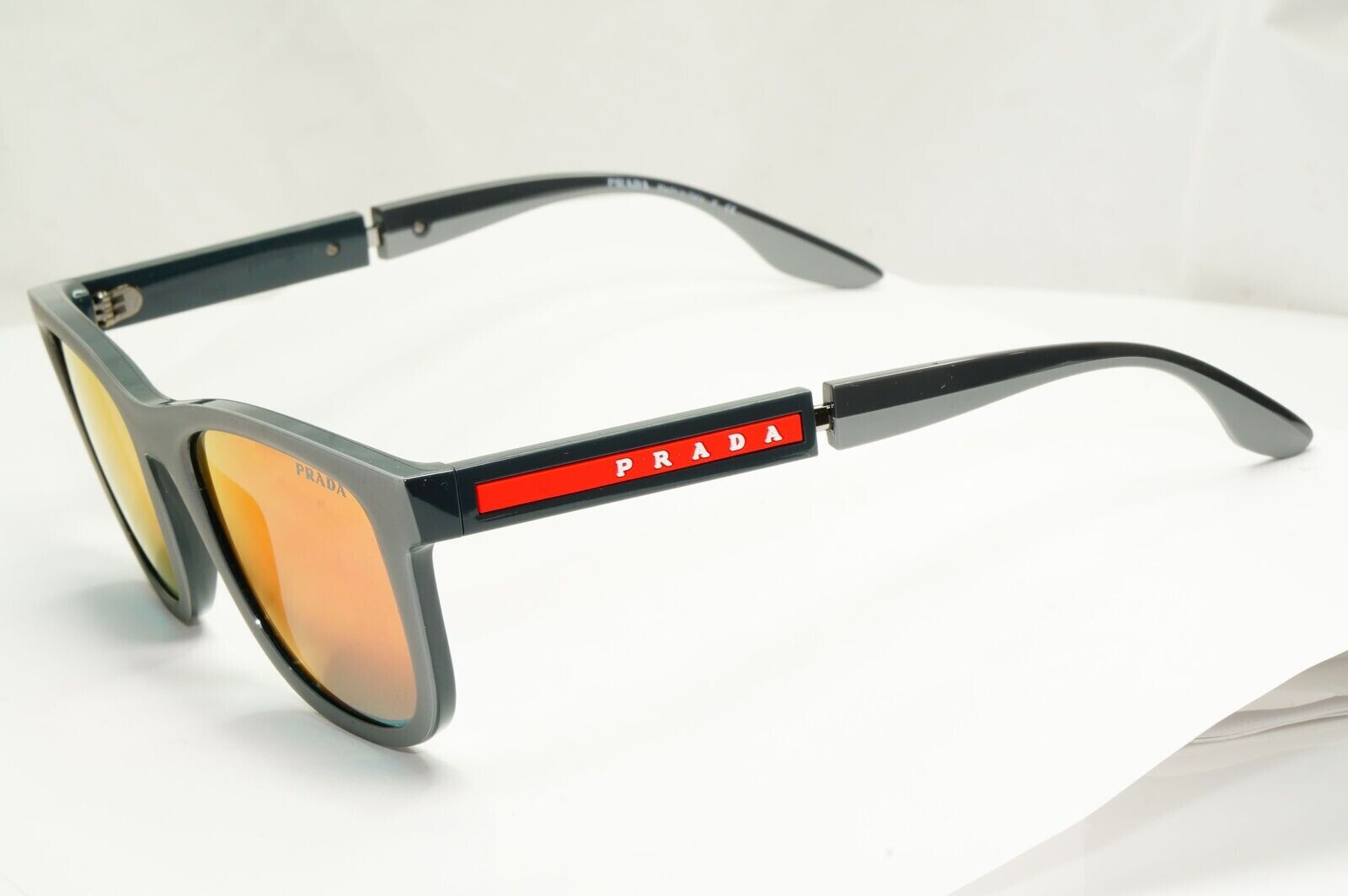 Prada Sunglasses Grey Mirror Red Blue Orange PS04XS SPS 04X 01S-08F [B] 39723