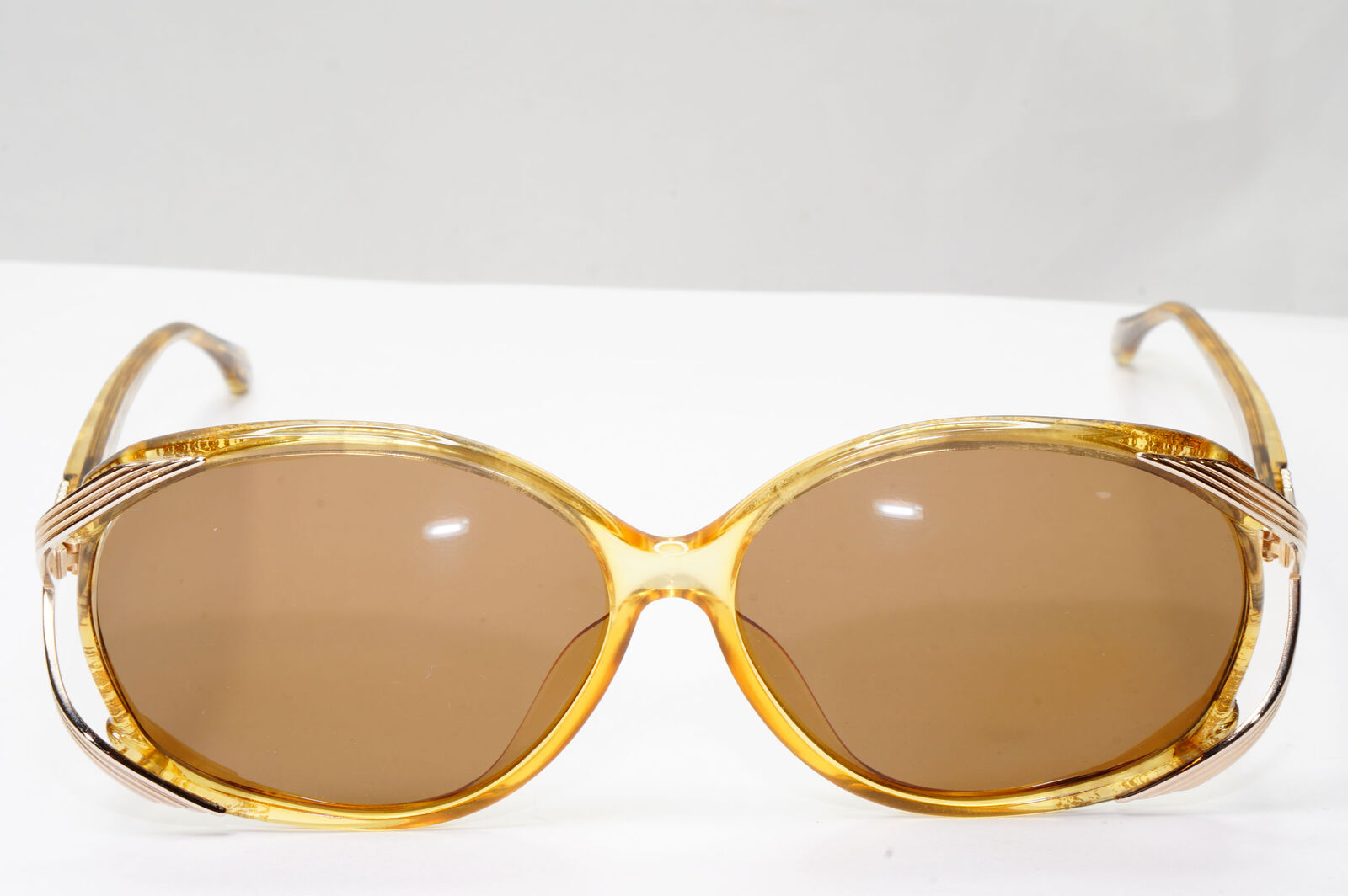 Dior 1990s Vintage Sunglasses Germany Gold Honey Transparent 2520 20 071222
