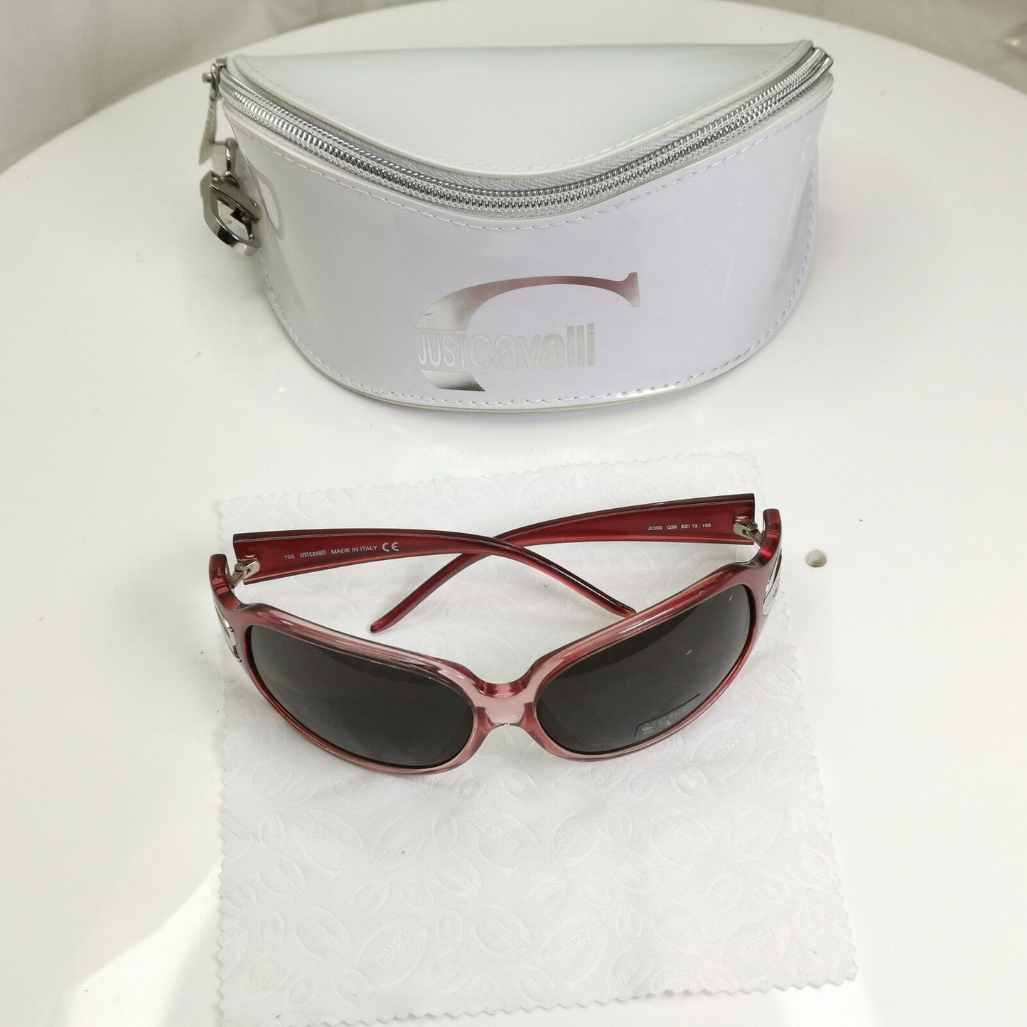 Authentic Just Cavalli Womens Vintage Sunglasses Pink JC 35S Q26 34819
