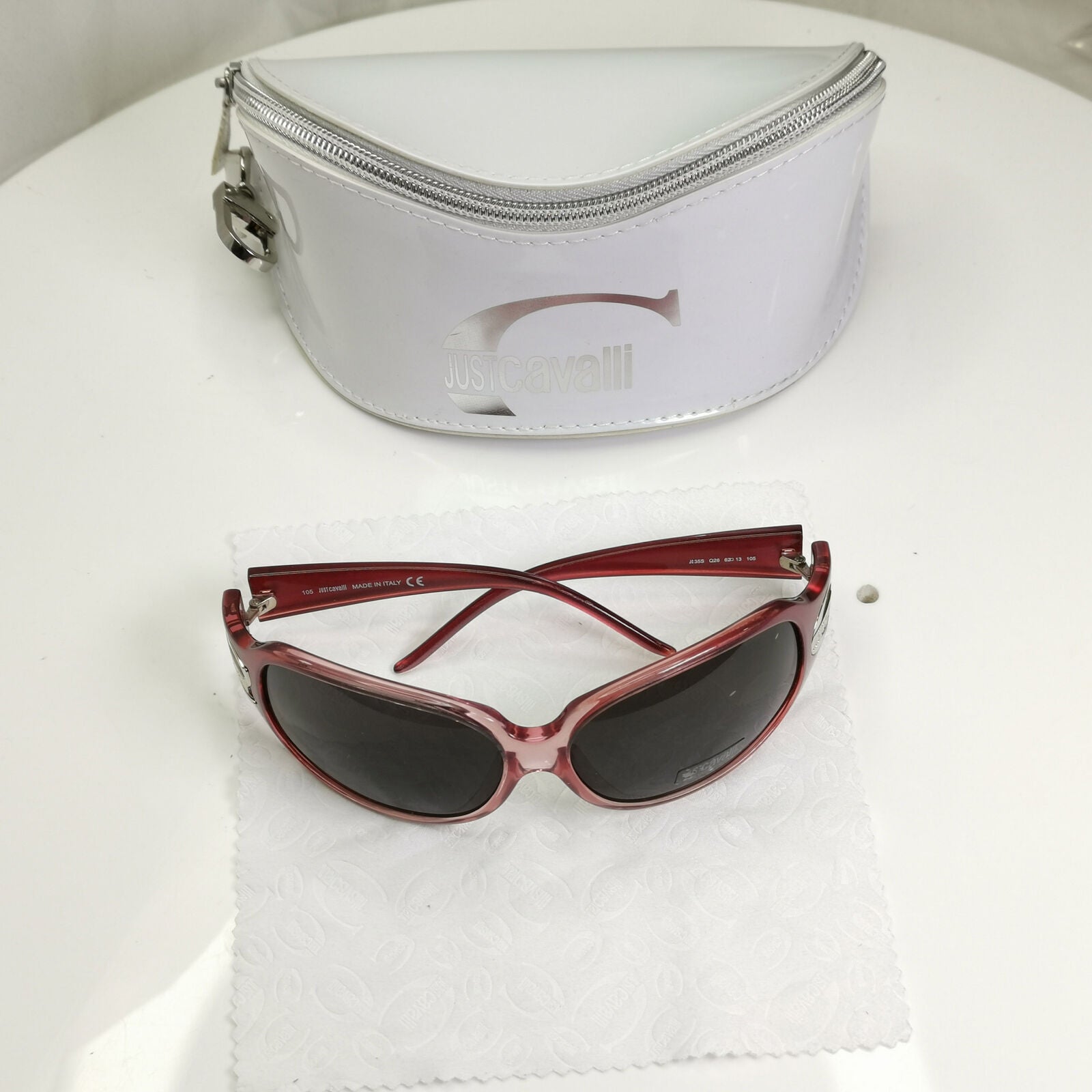 Authentic Just Cavalli Womens Vintage Sunglasses Pink JC 35S Q26 34819