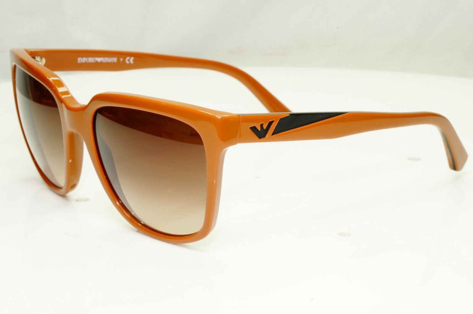 Emporio Armani Brown Square Gradient Fade Womens Sunglasses EA 4070 5511/13 