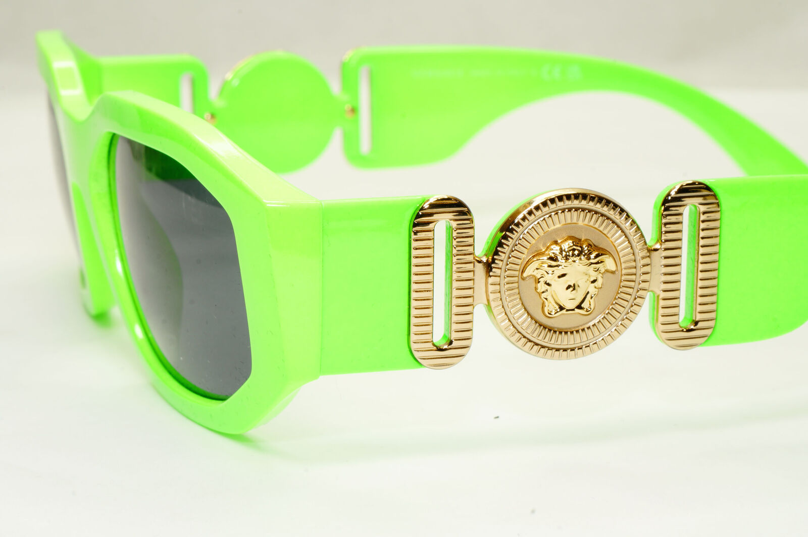 Versace Sunglasses Green Fluorescent Lime Gold Medusa MOD 4361 5319/87