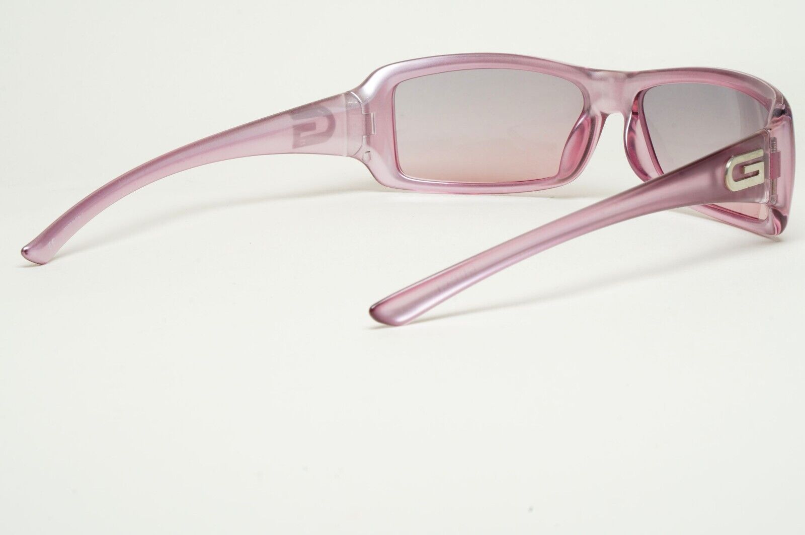 Gucci Sunglasses 2002 Vintage Lilac Pale Pink Rectangle GG 2551/S LT8 050225