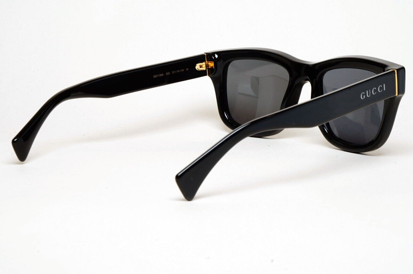 Gucci Sunglasses 2023 Black Square Glossy GG1135S 002 51mm 280125