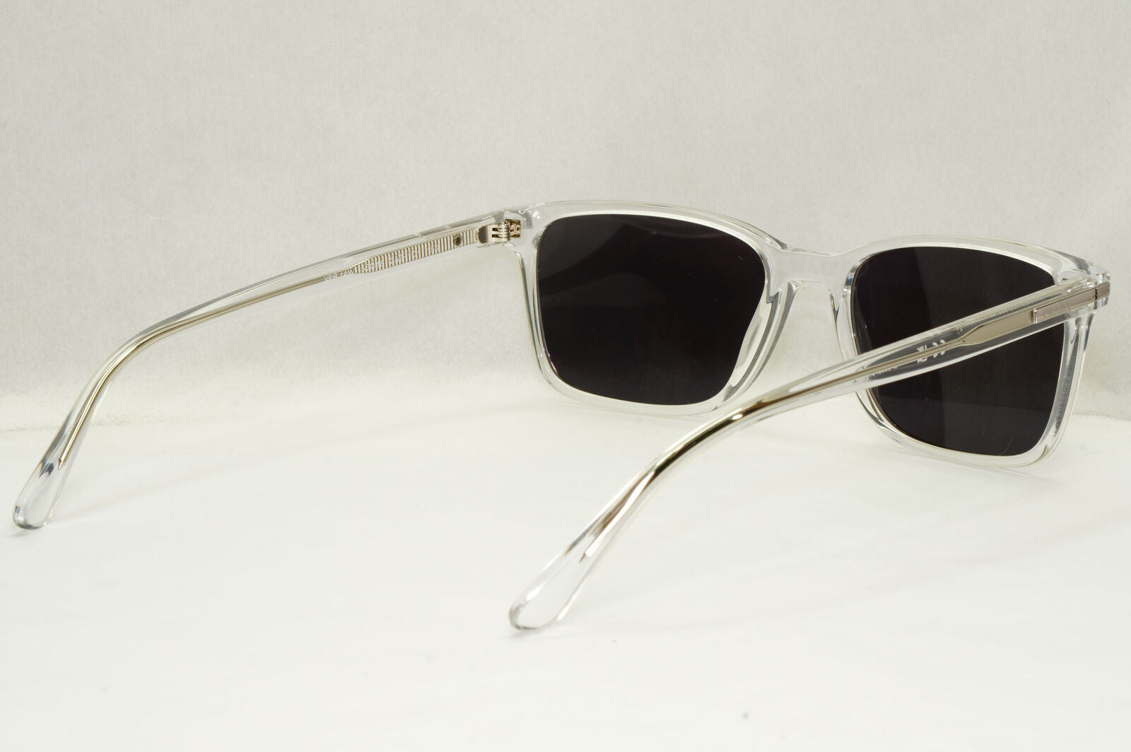 Prada Sunglasses Black Transparent Crystal Square PR14WV VPR 14W 2AZ-1O1 56mm