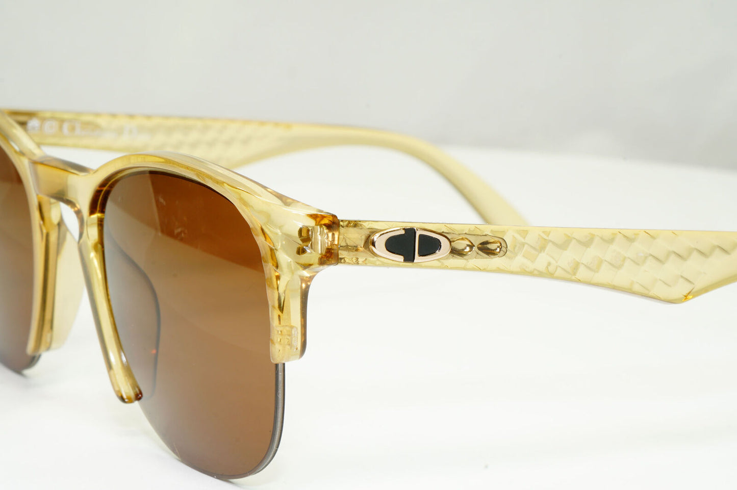 Dior 1990s Vintage Sunglasses Transparent Honey Brown Germany 2376 20 071222
