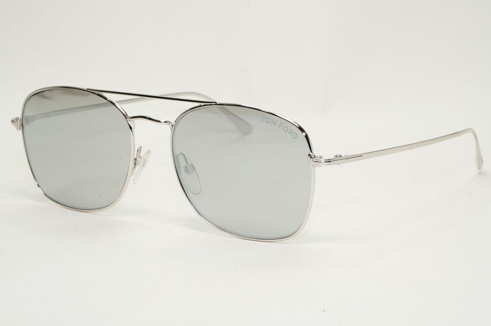Tom Ford Sunglasses Luca-02 Silver Mirror Rhodium Metal FT0650 TF 650 18C 55mm