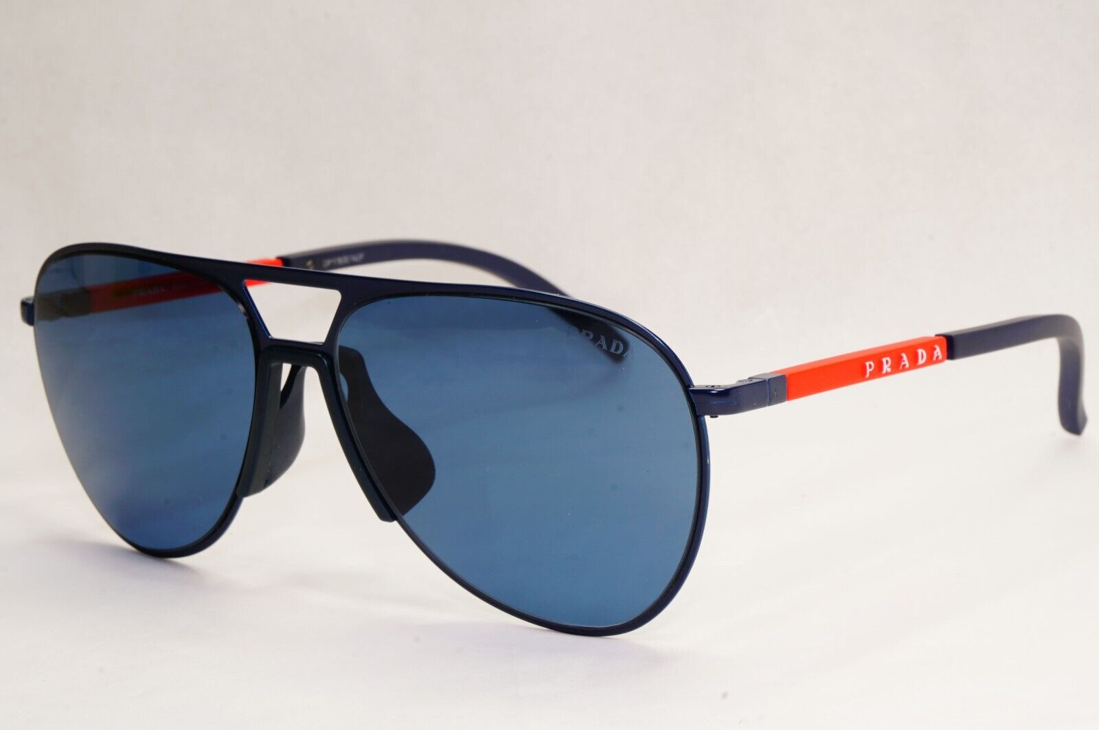 Prada Sunglasses Pilot Blue Navy Matte Metal PS51XS SPS 51X 06S-07L 59mm