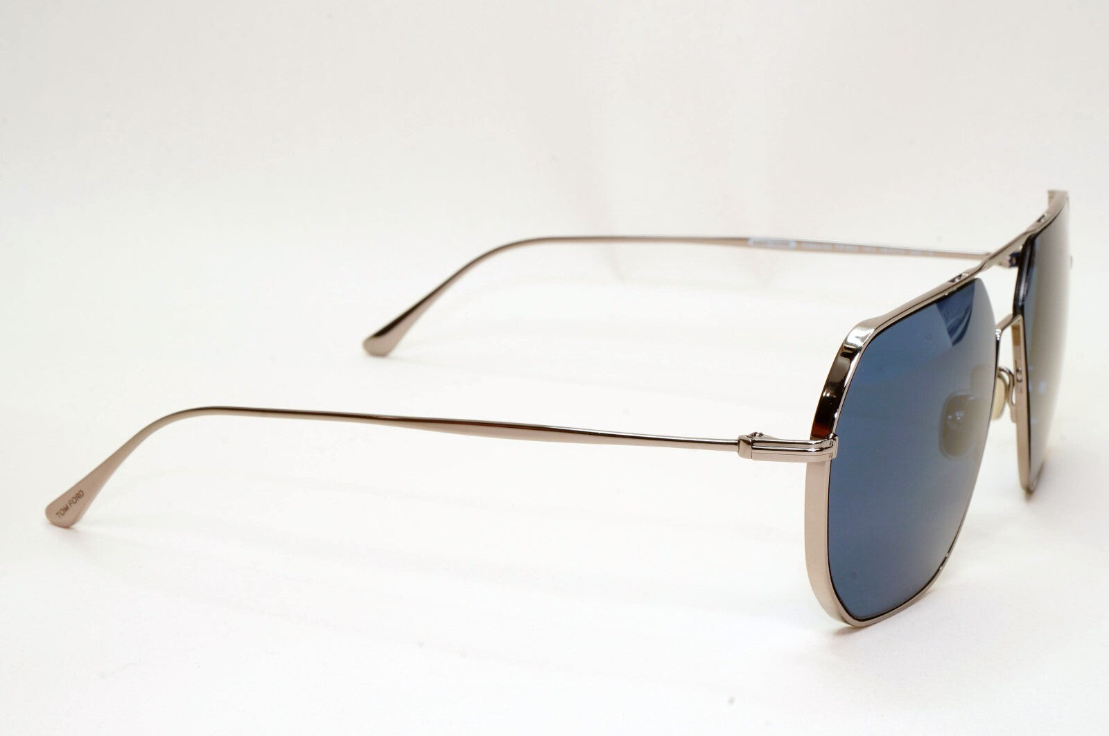 Tom Ford Sunglasses Gilles-02 Gunmetal Blue Navigator Pilot TF 852 14V 61mm
