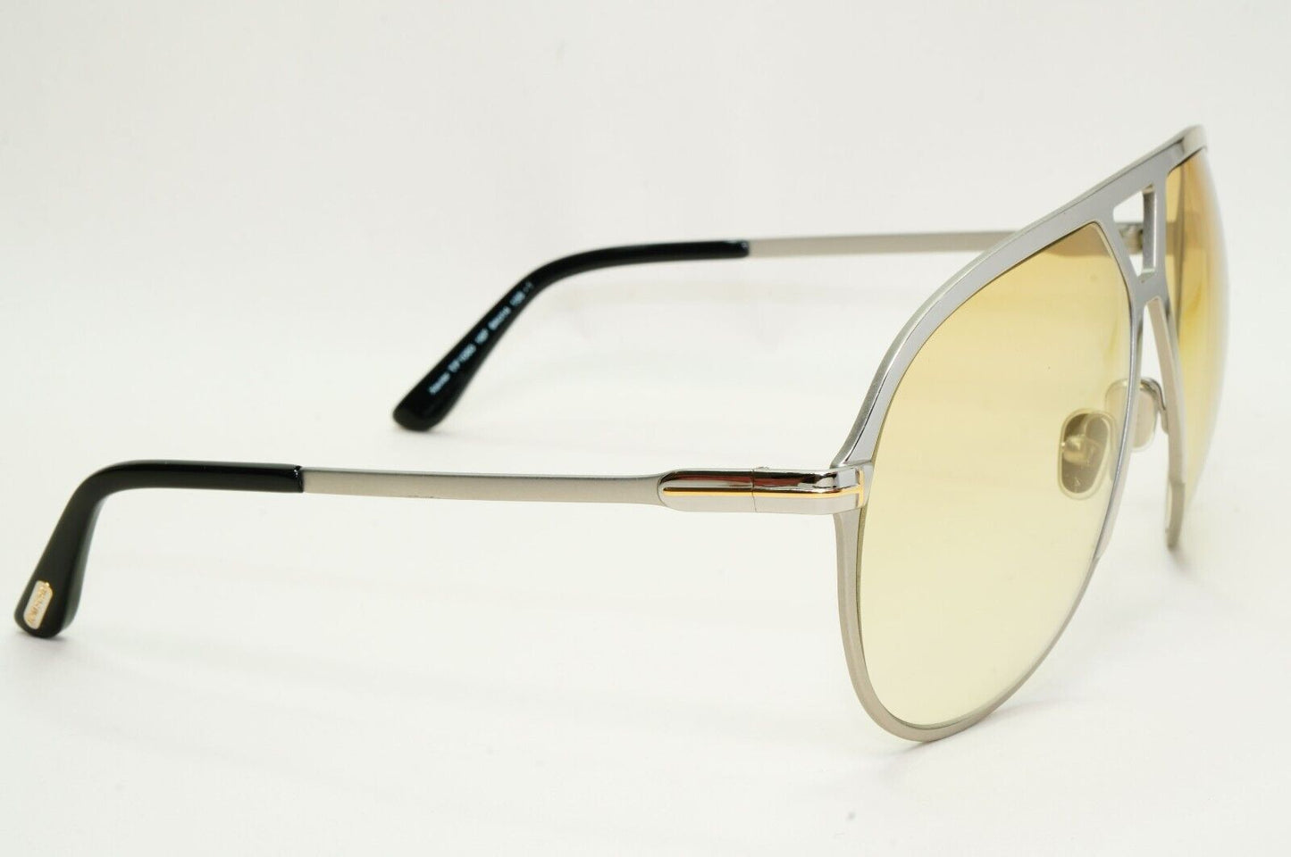 Tom Ford Sunglasses Xavier Silver Gold Yellow Unisex Large FT1060 TF 1060 16F