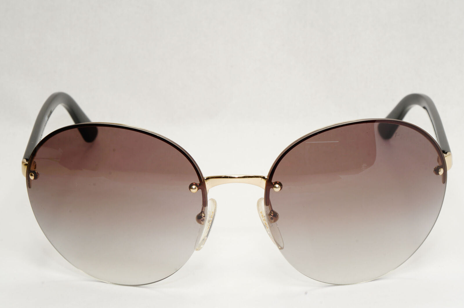Prada Sunglasses Round Black Grey Gradient PR68VS SPR 68V ZVN-0A7 050124